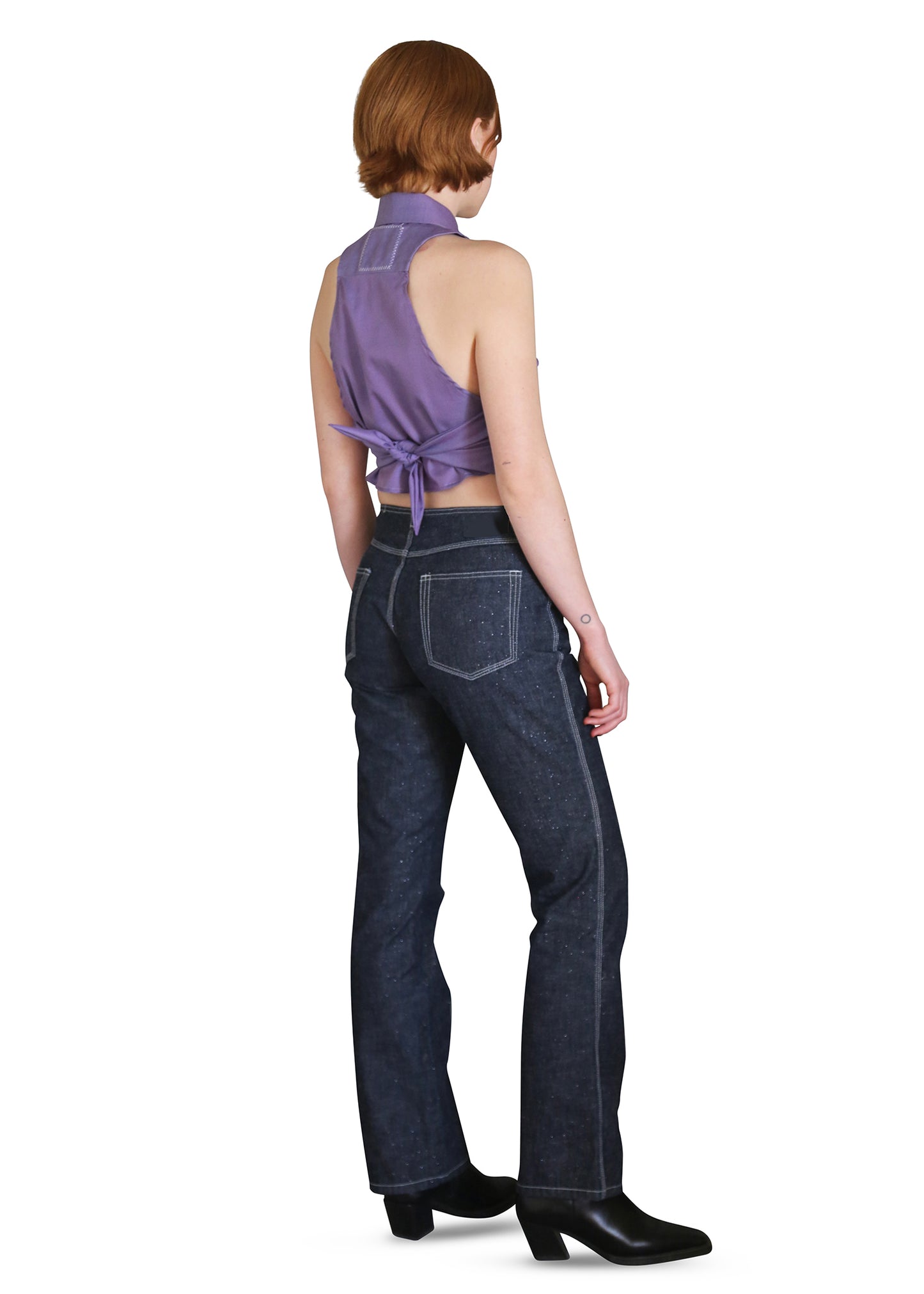 HUG TOP IRIDESCENT LILAC
