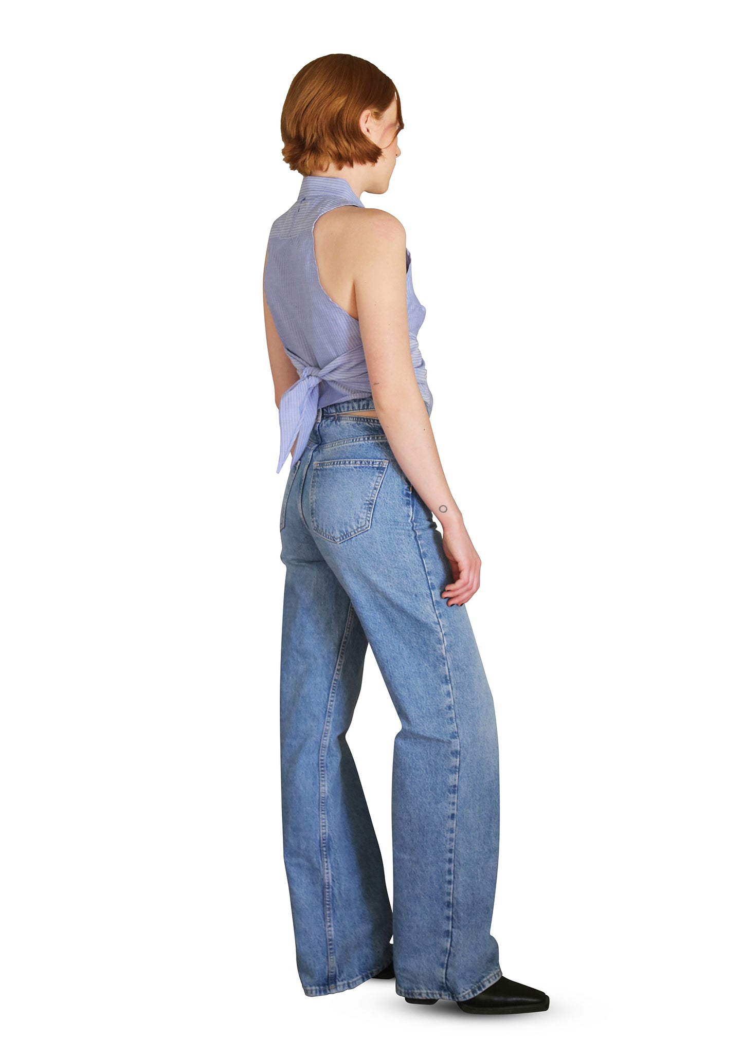 HUG TOP HAZY BLUE-GRAY