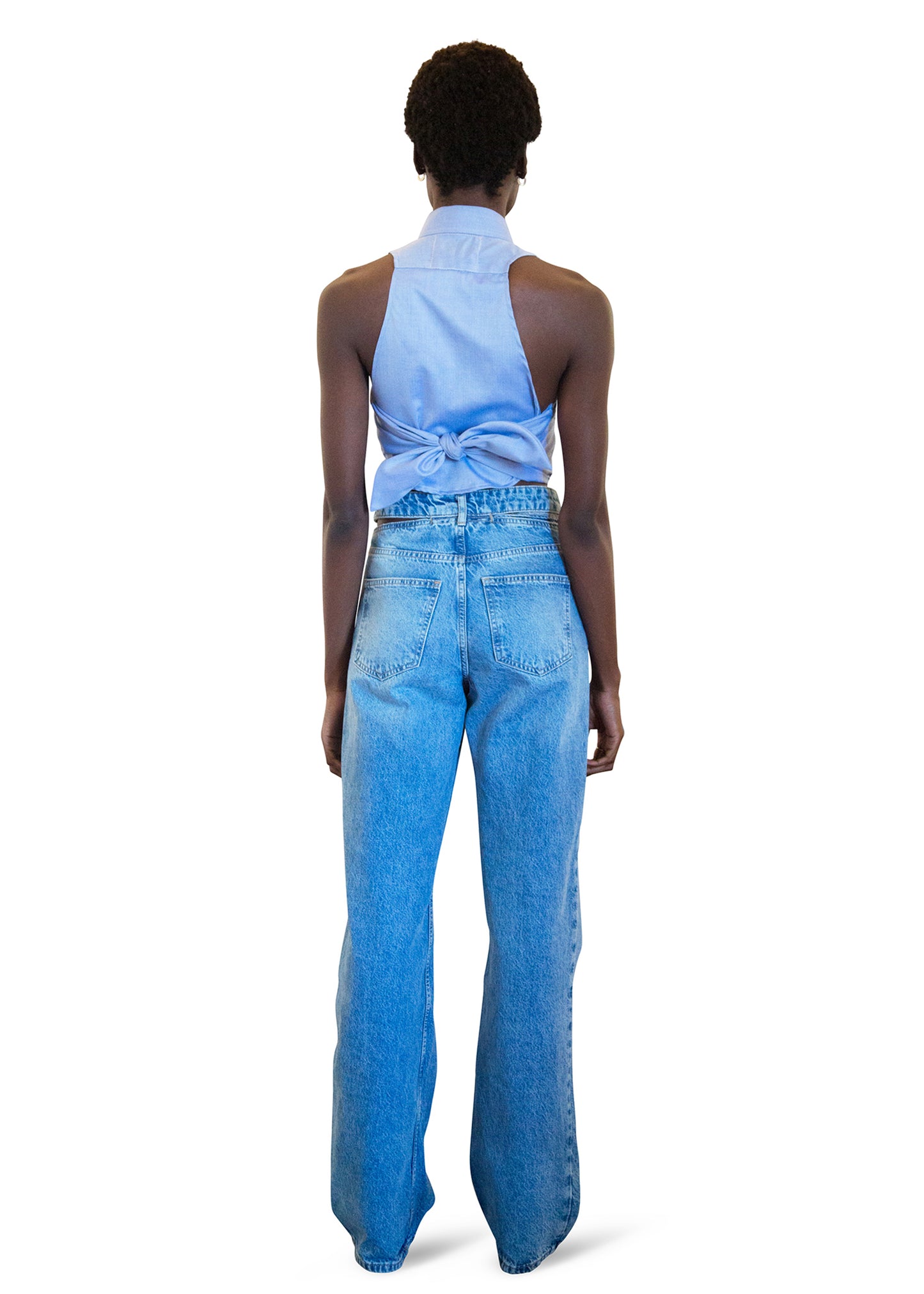 HUG TOP PALE BLUE
